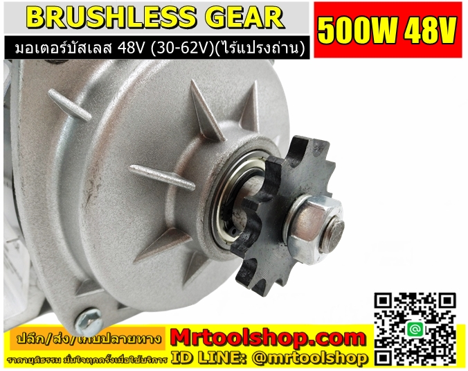 Brushless Motor DC 500W 48V